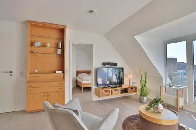 TV/Unterhaltungsangebot in der Unterkunft Hansa Residenz II Hansa-Residenz II Appartement 25
