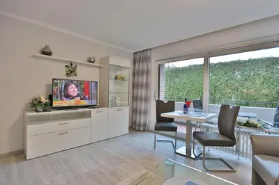 TV/Unterhaltungsangebot in der Unterkunft Haus Hansastrasse 13 Haus Hansastrasse Appartement 2