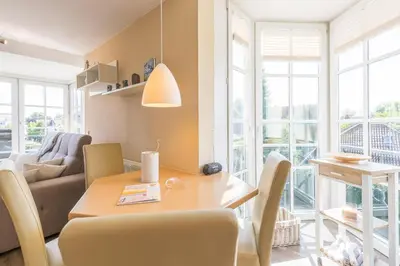 Ein Sitzbereich in der Unterkunft Möwenberg-Residenz Möwenberg-Residenz Appartement 12 Romantiknest