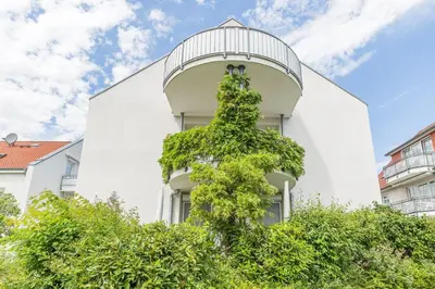 Das Gebäude in dem sich die Ferienwohnung befindet