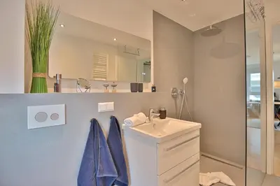 Ein Badezimmer in der Unterkunft Ostseeperle Ostseeperle Appartement 2