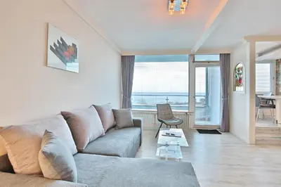 Ein Sitzbereich in der Unterkunft Hanseat am Hang 3 - 5 Hanseat am Hang 5 Appartement 12