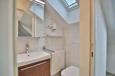 Ein Badezimmer in der Unterkunft Haus Seerose Seerose I Appartement 7
