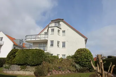 Das Gebäude in dem sich die Ferienwohnung befindet