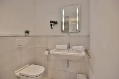 Ein Badezimmer in der Unterkunft Bude 37 Bude 37 Appartement 2 Julia