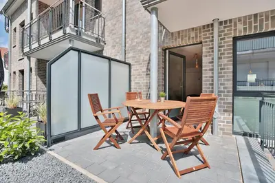 Ein Balkon oder eine Terrasse in der Unterkunft Bude 37 Bude 37 Appartement 2 Julia