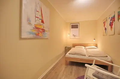 Ein Bett oder Betten in einem Zimmer der Unterkunft Bude 37 Bude 37 Appartement 2 Julia