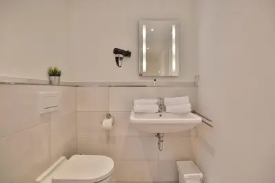 Ein Badezimmer in der Unterkunft Bude 37 Bude 37 Appartement 2 Julia