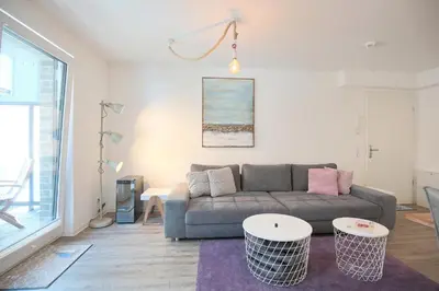 Ein Sitzbereich in der Unterkunft Bude 37 Bude 37 Appartement 2 Julia