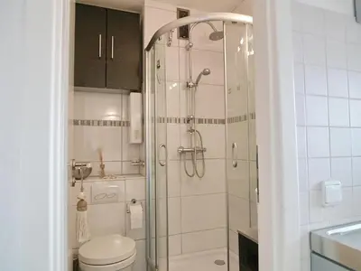 Ein Badezimmer in der Unterkunft Seetempel Seetempel Appartement 42