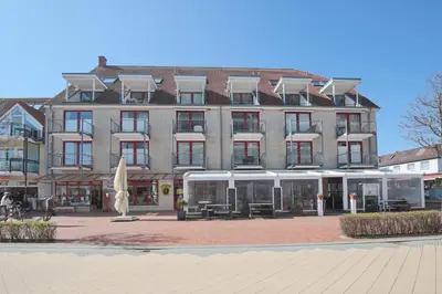 Das Gebäude in dem sich die Ferienwohnung befindet
