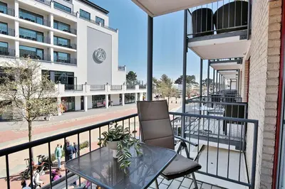 Ein Balkon oder eine Terrasse in der Unterkunft Seebrücke Seebrücke Appartement 6
