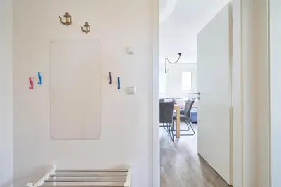 Ein Sitzbereich in der Unterkunft Bude 37 Bude 37 Appartement 8 SaM