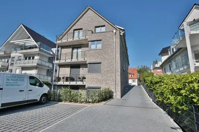 Das Gebäude in dem sich die Ferienwohnung befindet