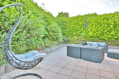 Ein Garten an der Unterkunft Ferienbungalow Just B Ferienbungalow Just B