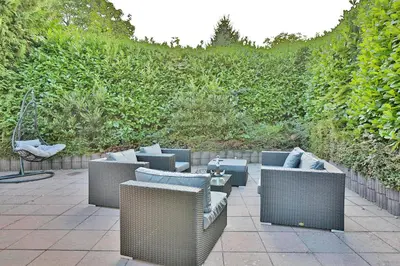Ein Garten an der Unterkunft Ferienbungalow Just B Ferienbungalow Just B