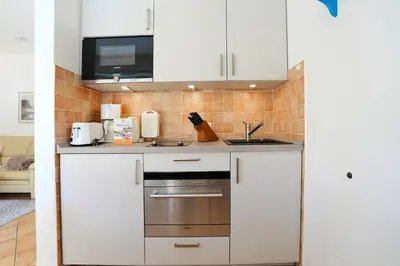 Küche/Küchenzeile in der Unterkunft Seepark Seepark Appartement 11