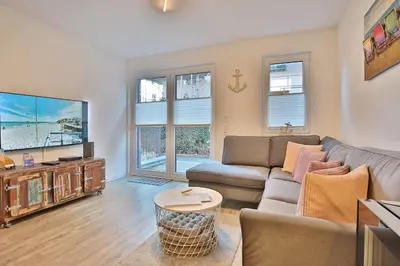TV/Unterhaltungsangebot in der Unterkunft Bude 30 Bude 30 Tilly Appartement 2