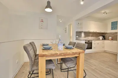 Küche/Küchenzeile in der Unterkunft Bude 30 Bude 30 Tilly Appartement 2