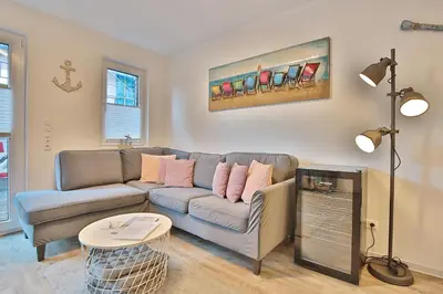 Ein Sitzbereich in der Unterkunft Bude 30 Bude 30 Tilly Appartement 2