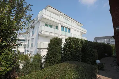 Das Gebäude in dem sich die Ferienwohnung befindet