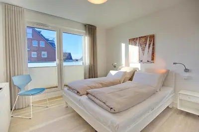 Ein Sitzbereich in der Unterkunft Villa Seeperle II Herzmuschel Appartement 18