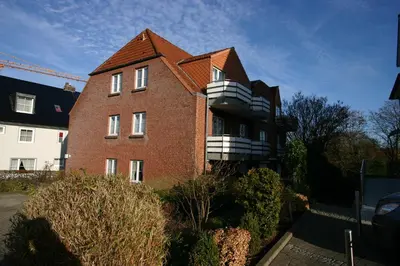 Das Gebäude in dem sich die Ferienwohnung befindet