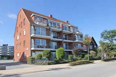 Das Gebäude in dem sich die Ferienwohnung befindet