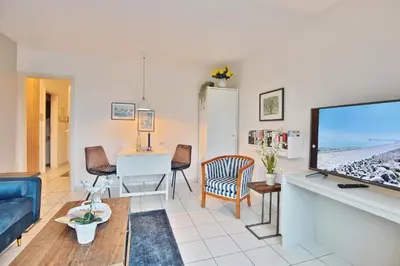 TV/Unterhaltungsangebot in der Unterkunft Strandschlößchen Strandschlösschen Appartement 8