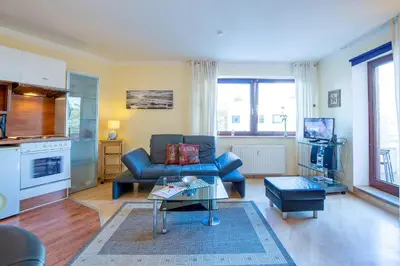 TV/Unterhaltungsangebot in der Unterkunft Strandburg Strandburg Appartement 17