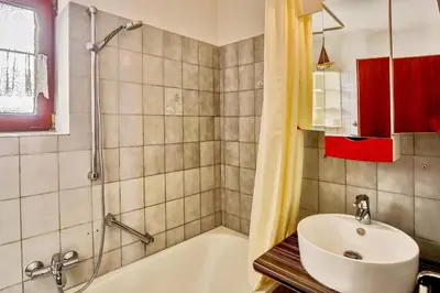 Ein Badezimmer in der Unterkunft Strandburg Strandburg Appartement 17