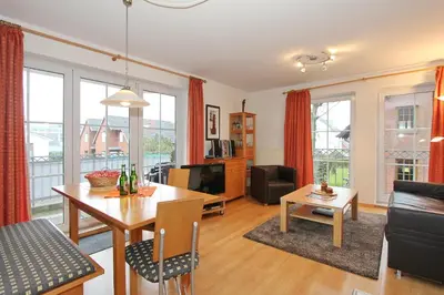 Ein Sitzbereich in der Unterkunft Residenz Alte Bergstraße Residenz Alte Bergstrasse Appartement 7