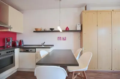 Küche/Küchenzeile in der Unterkunft Seeburg Seeburg Appartement 110
