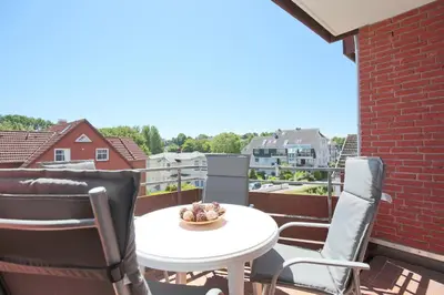 Ein Balkon oder eine Terrasse in der Unterkunft Seeburg Seeburg Appartement 110