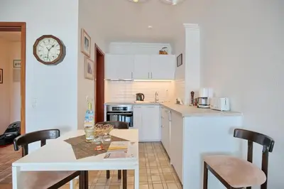Küche/Küchenzeile in der Unterkunft Strandperle Strandperle Appartement 306