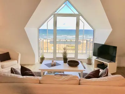 TV/Unterhaltungsangebot in der Unterkunft Strandduene Stranddüne Appartement 12