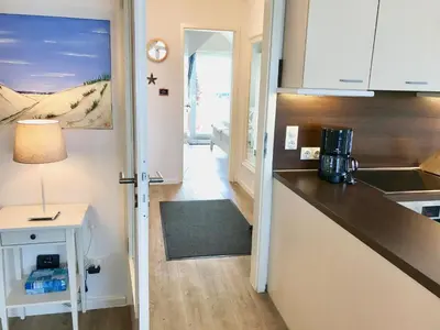 Küche/Küchenzeile in der Unterkunft Strandduene Stranddüne Appartement 12