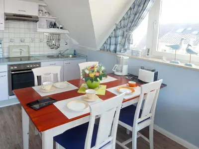 Küche/Küchenzeile in der Unterkunft Seeburg Seeburg Appartement 28