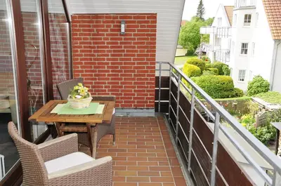 Ein Balkon oder eine Terrasse in der Unterkunft Seeburg Seeburg Appartement 28