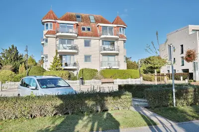 Das Gebäude in dem sich die Ferienwohnung befindet