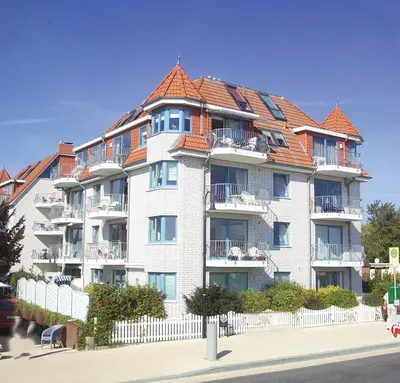 Das Gebäude in dem sich die Ferienwohnung befindet