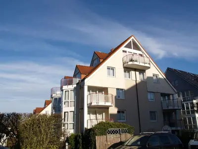 Das Gebäude in dem sich die Ferienwohnung befindet
