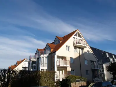 Das Gebäude in dem sich die Ferienwohnung befindet