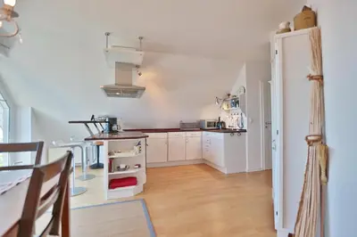 Küche/Küchenzeile in der Unterkunft Stranddomizil Stranddomizil Appartement 13