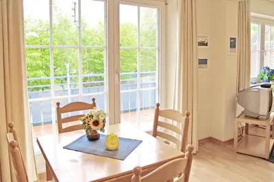 Ein Balkon oder eine Terrasse in der Unterkunft Parkdomizil Parkdomizil Appartement 6