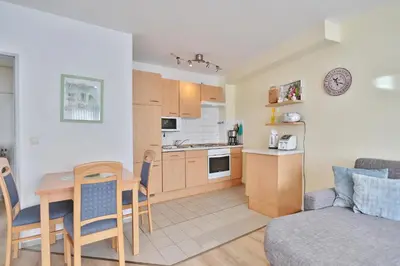 Küche/Küchenzeile in der Unterkunft Barke Barke Appartement 307