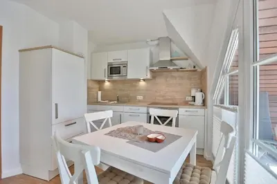 Küche/Küchenzeile in der Unterkunft Ostseeblick Ostseeblick Appartement 20