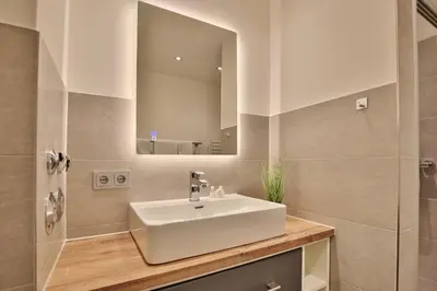 Ein Badezimmer in der Unterkunft Möwenberg-Residenz Möwenberg-Residenz Appartement 3