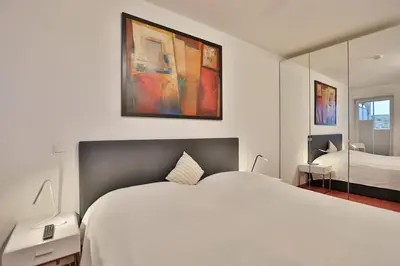 Ein Bett oder Betten in einem Zimmer der Unterkunft Residenz Ostseestrand Appartement 10