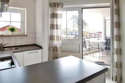 Küche/Küchenzeile in der Unterkunft Residenz Ostseestrand Appartement 10